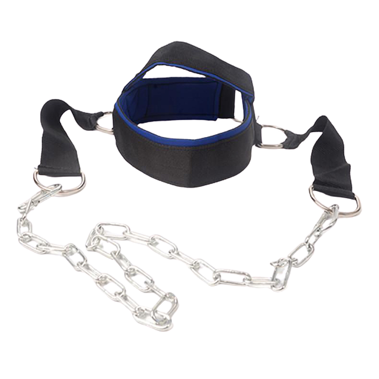  Neck Harness Weight Lifting Exercise Training Dip Belt Chain Strap Home Gym