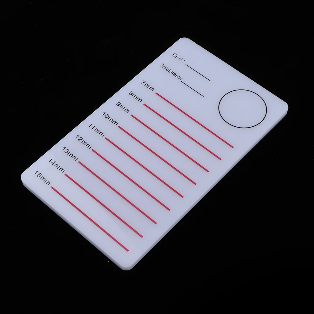 1 Piece Eyelash Extension Pallet Acrylic Lash Hand Plate Lashes Holder Tool for