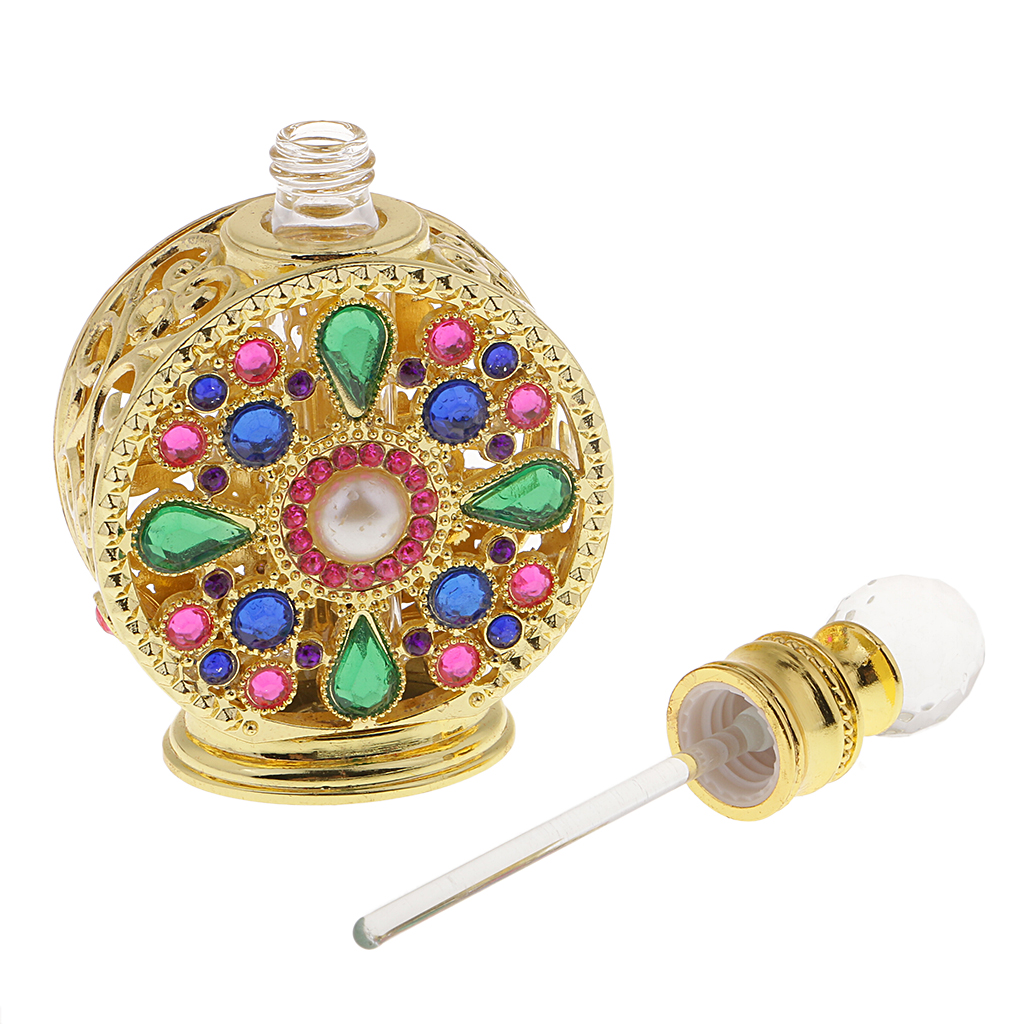 Vintage Empty Glass Perfume Bottles Atomize Women's Makeup Accessory