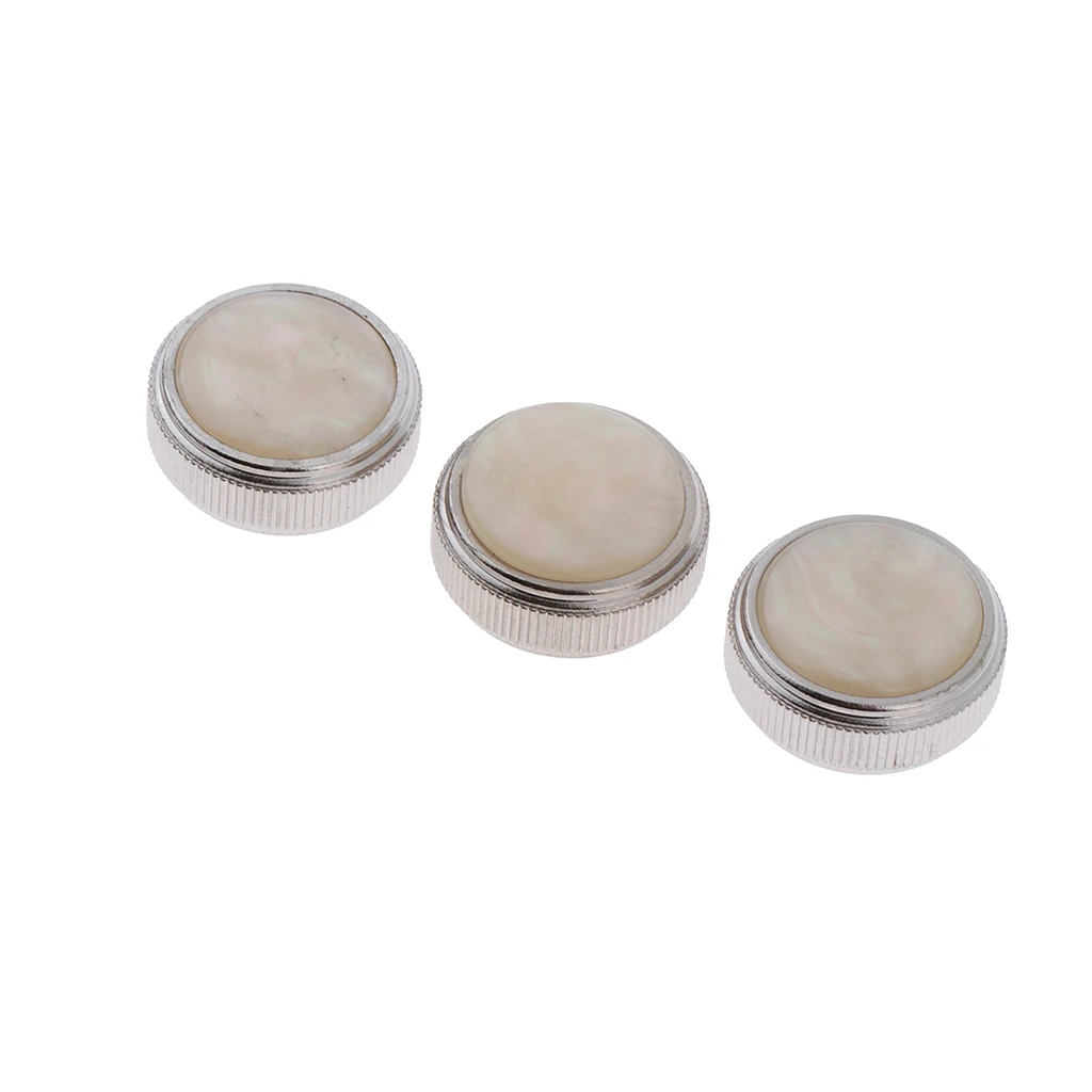 Trumpet Valve Finger Buttons Repair Parts Set of 3pcs Baritone Brass Wind Parts