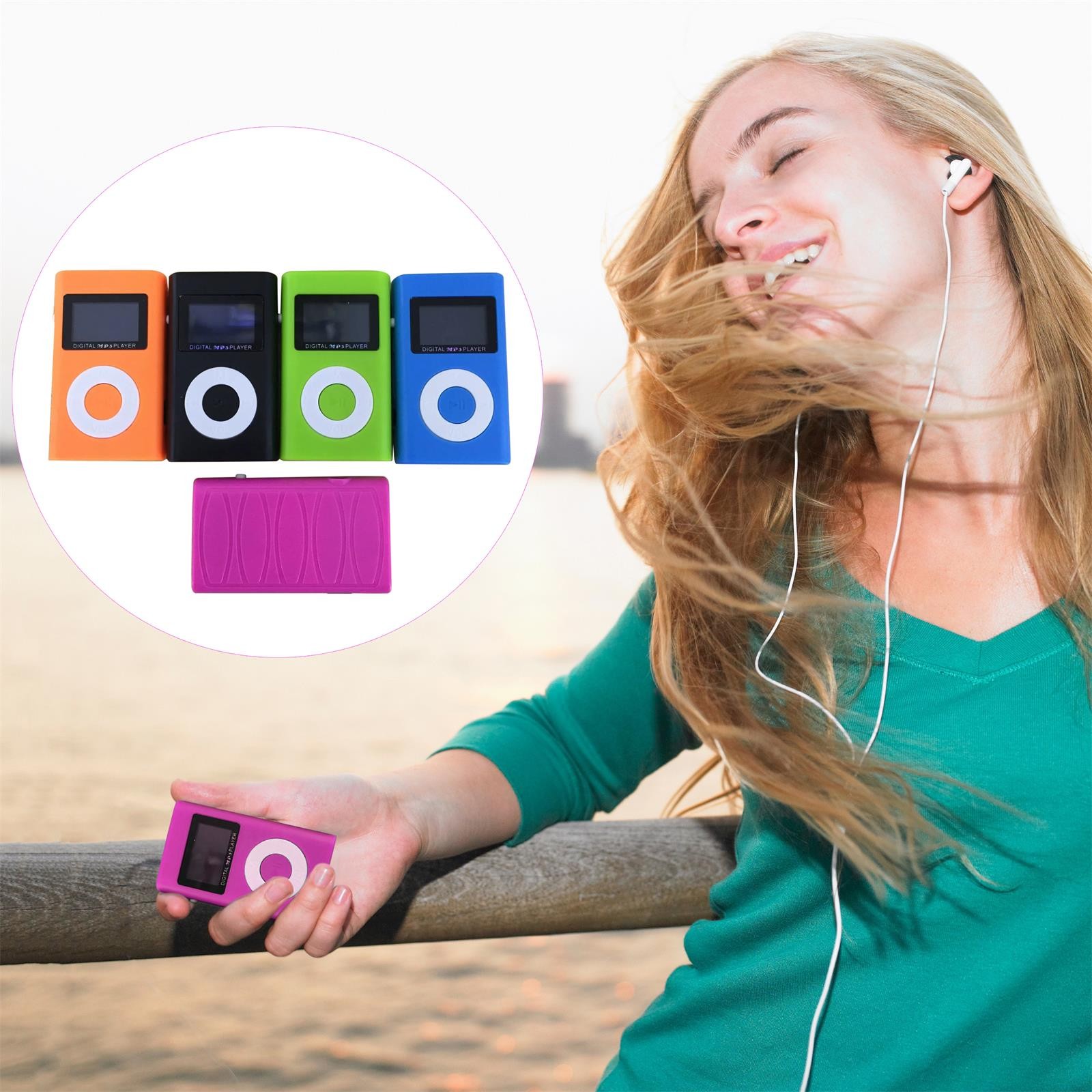 Title 1, Mini Mp3 Player Student Music Players Sports Wi...