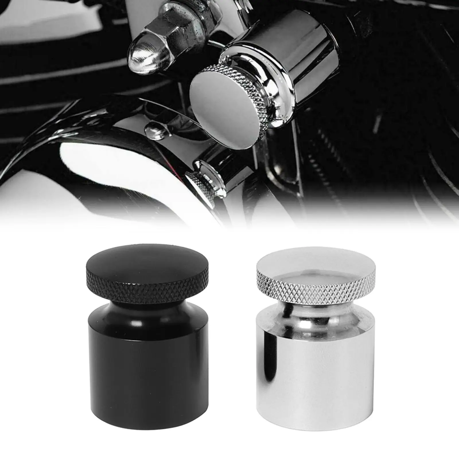 Accessory Choke Knob Cover for Harley  Electra with Threaded Brass Insert Parts Professional Easy to Install 1x