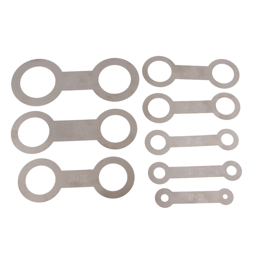 Set of 8 Classic Pad Iron Sax Repair Tools for Saxophone Flute