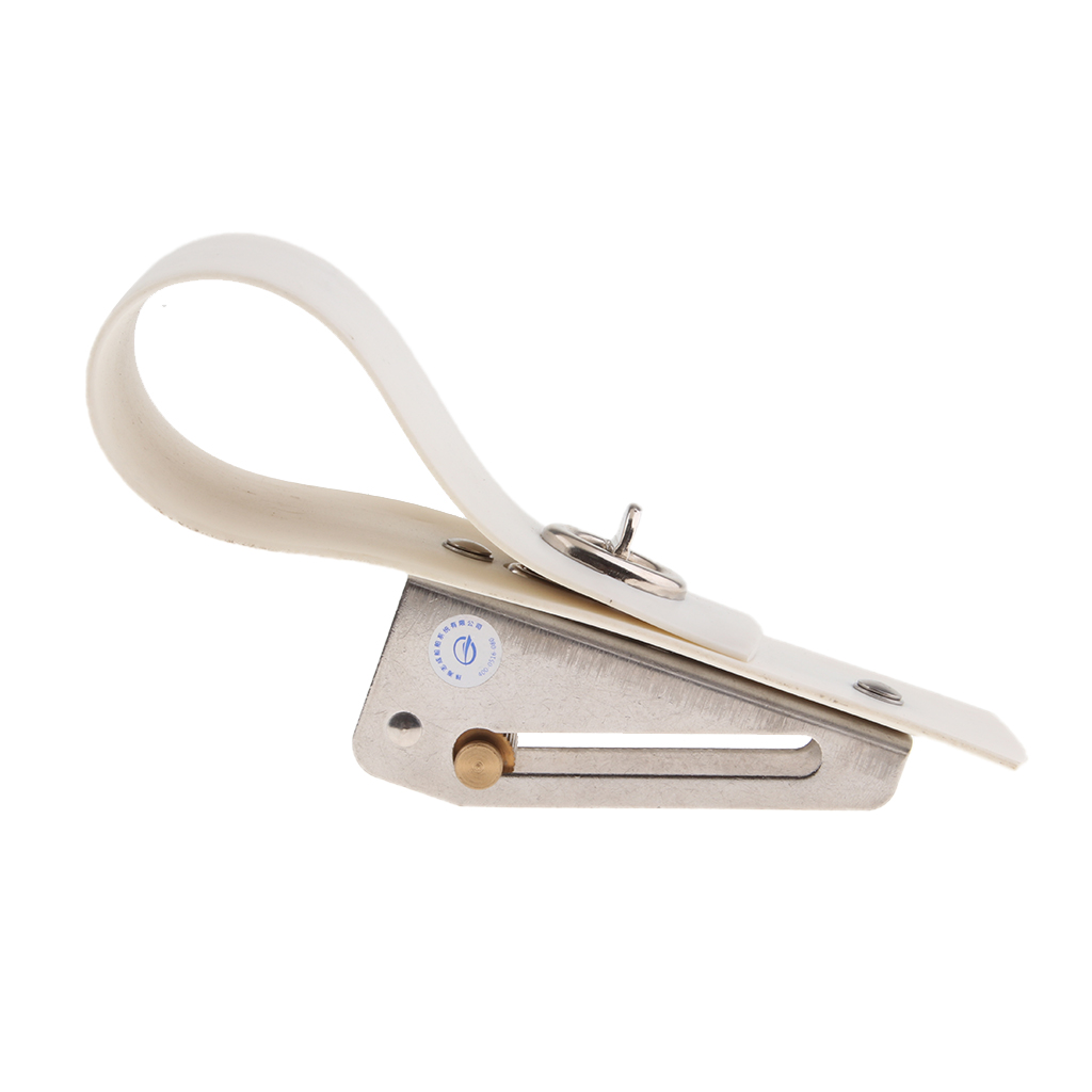 Boat Marine Adjustable White Fender Holder Strap Adjusts 6.3 Inch Length