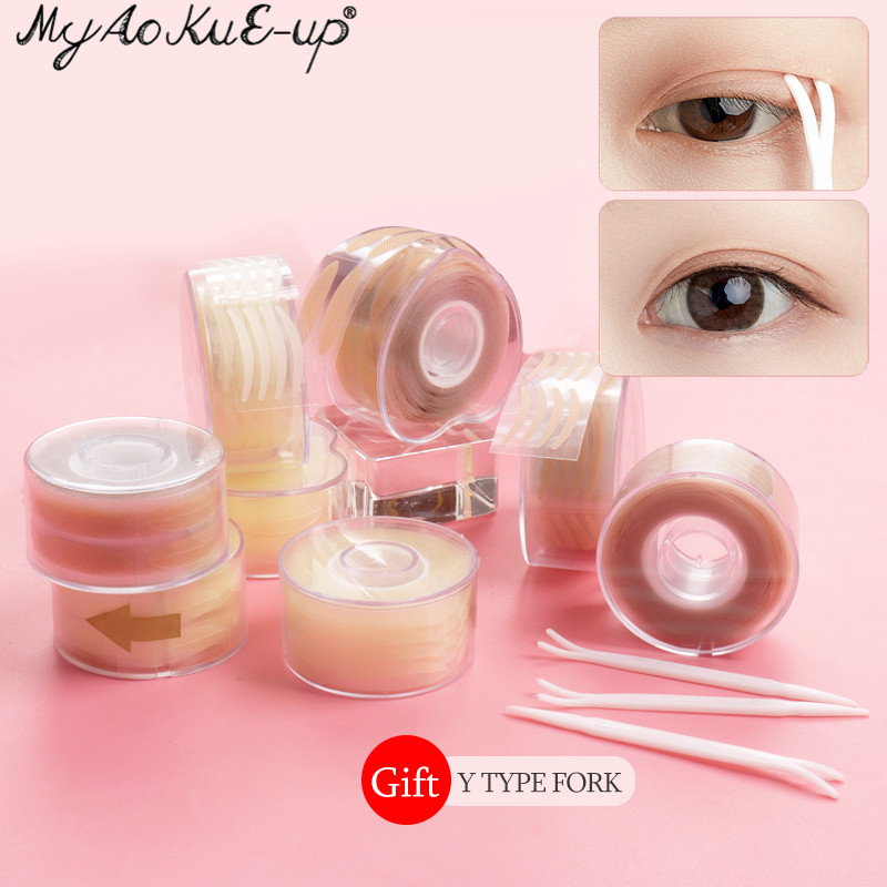 Best of 600Pcs / Box Big Eyelid Tape Sticker Double Fold Self Adhesive Eyelid Tape Stickers S / L Makeup Clear Beige Invisible Tool Reviews & Tips