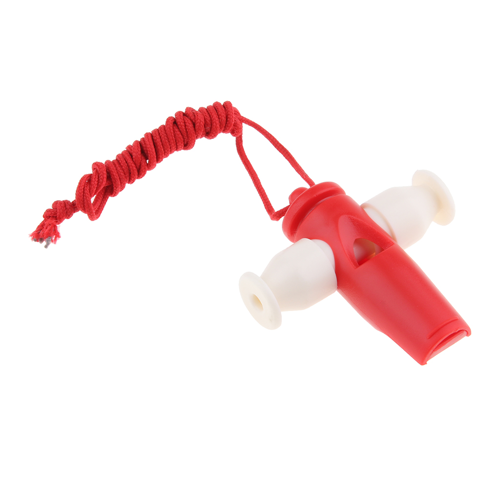 Keep Drum Samba Whistle with Red Rope for Kids Play Musical Instrument