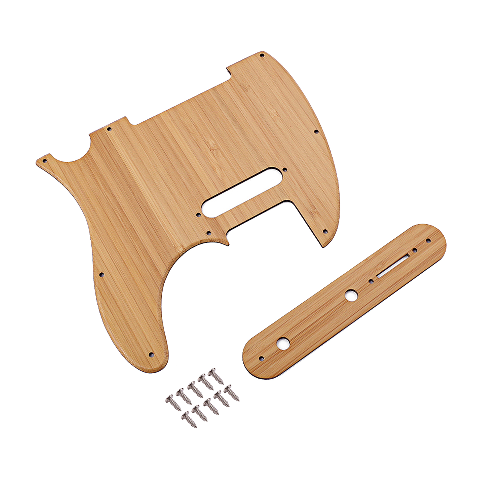 Bamboo Pickguard Back Plate for TL Electric Guitar Instrument DIY Luthier