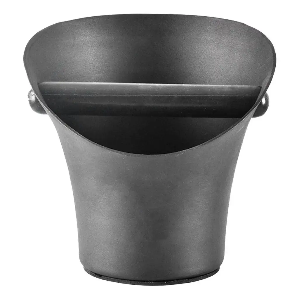 Large Coffee Knock Box Coffee Grind Waste Bin Metal Espresso Grounds Knock Box Knockbox Espresso Puck Knock Box for Cafe Shop