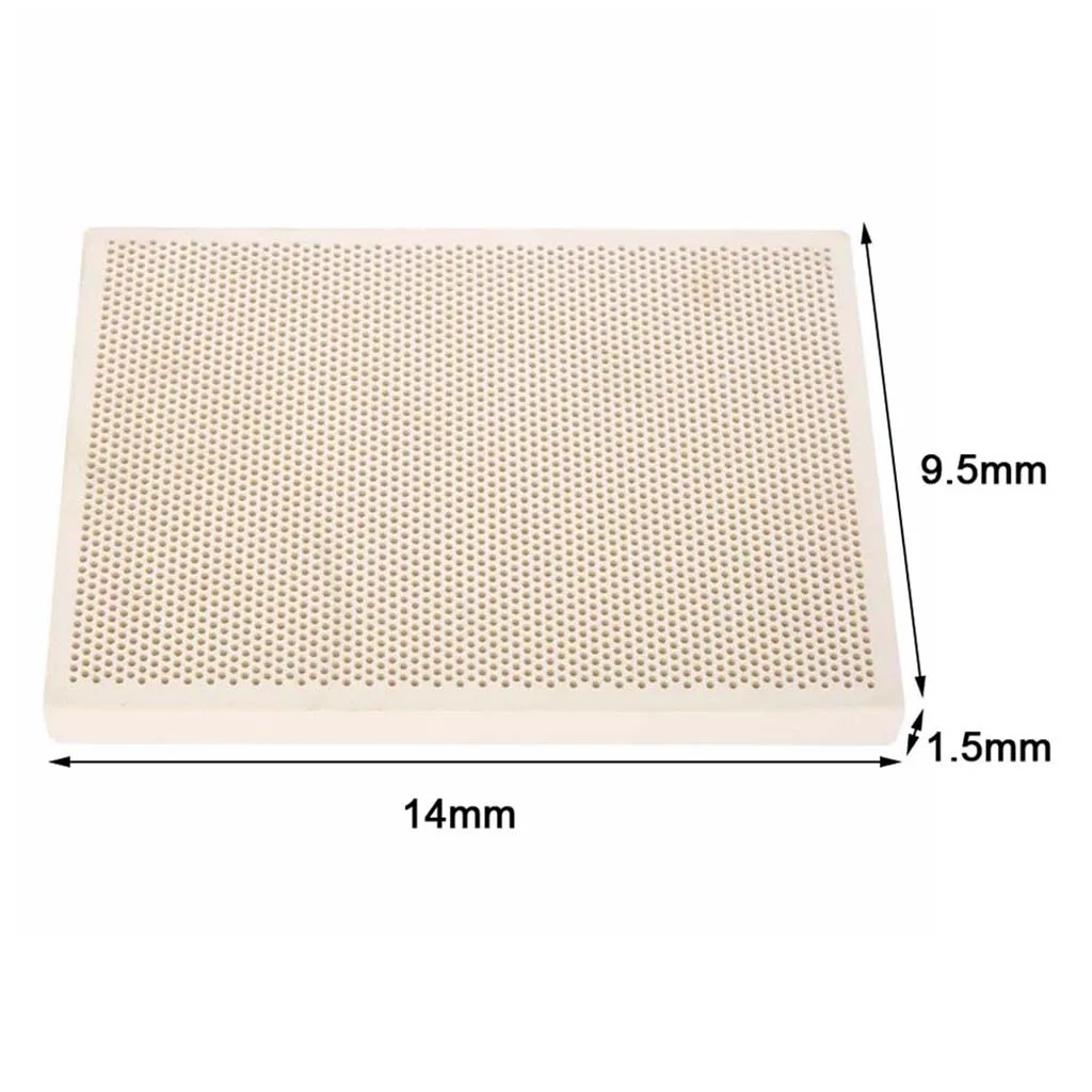 Honeycomb Ceramic Soldering Block Jewelry Drying Plate for Gas Stove Head