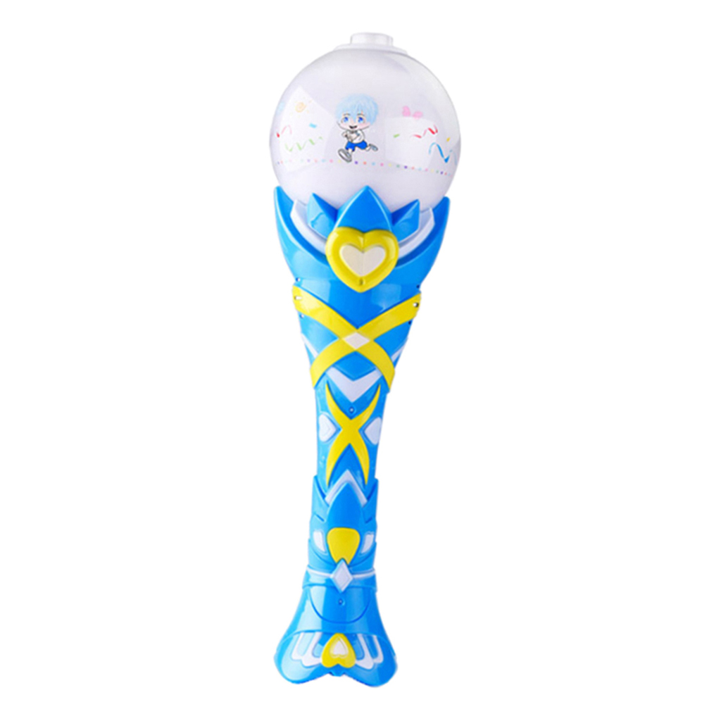 Children Toy Bubble Electric Creative Light Bulb Music Cartoon Automatic Magic Stick Kids Gift