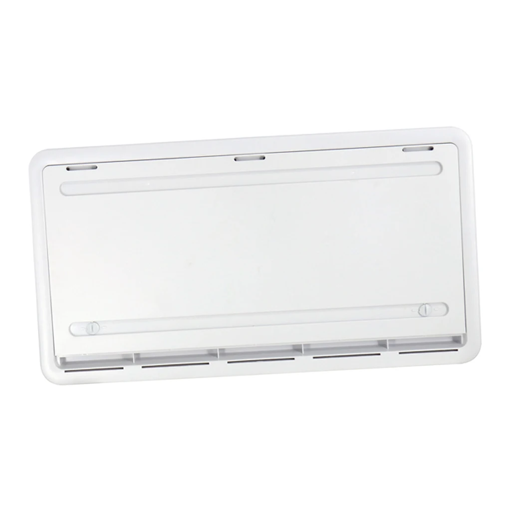 Durable Universal RV Storage Hatch w/ Fan Camper Accessories White 52x28cm