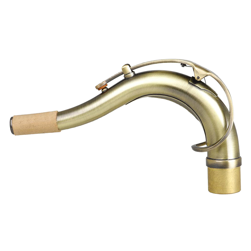 Excellent Tenor saxophone neck 27mm gold lacquer brass material