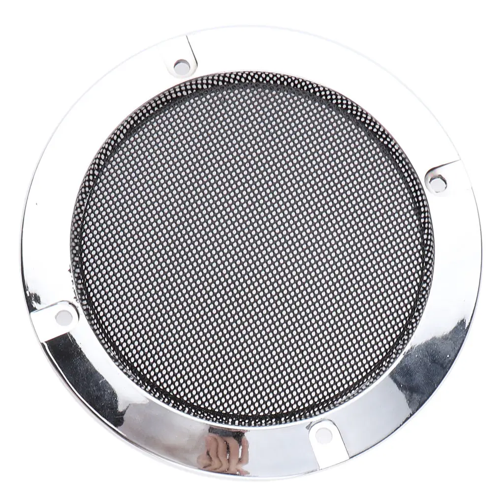 4inch Speaker Decorative Circle SubWoofer Grill Cover Guard Protector Mesh