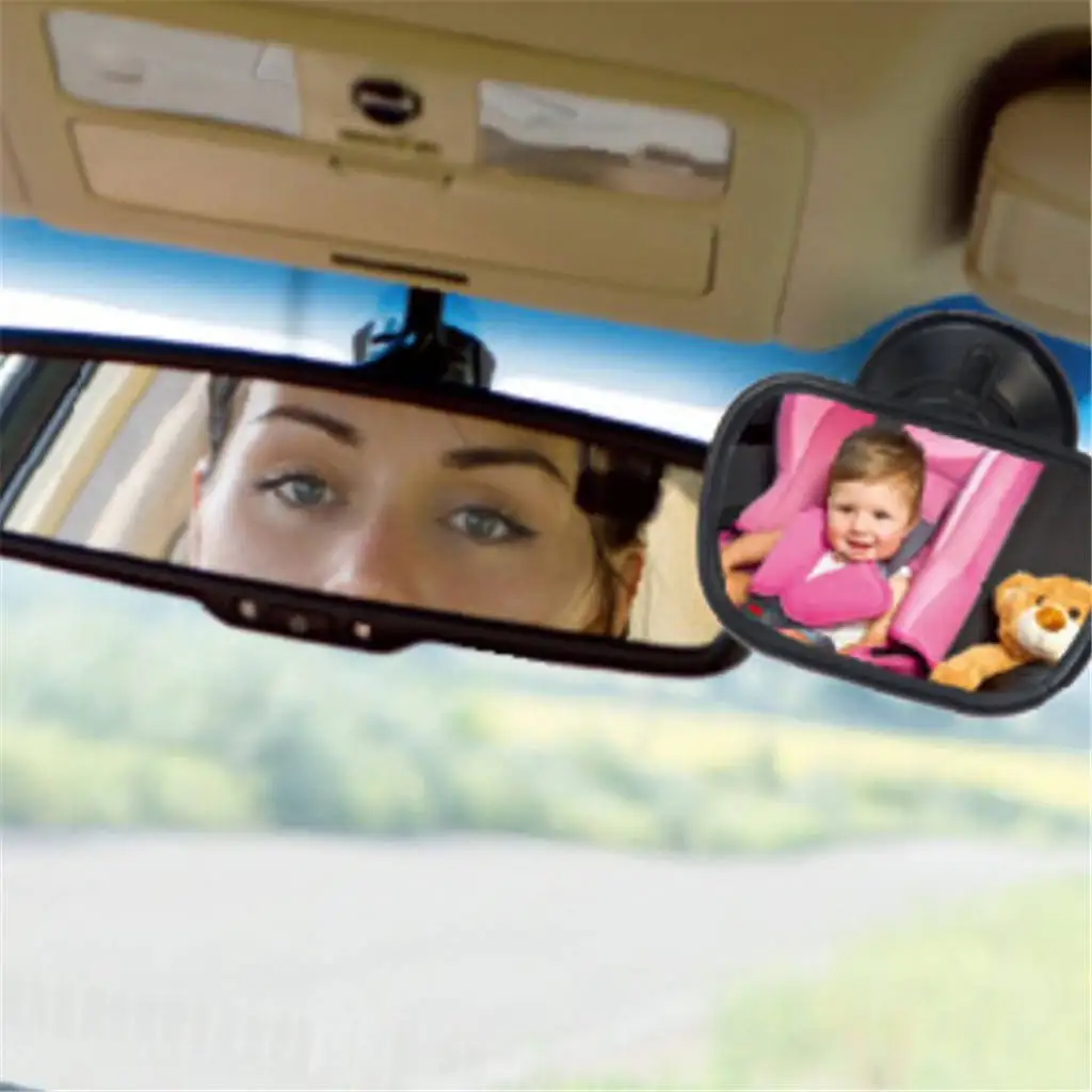 Baby Car Mirror for Rear View - Facing Back Seat for Infant Toddler Childew