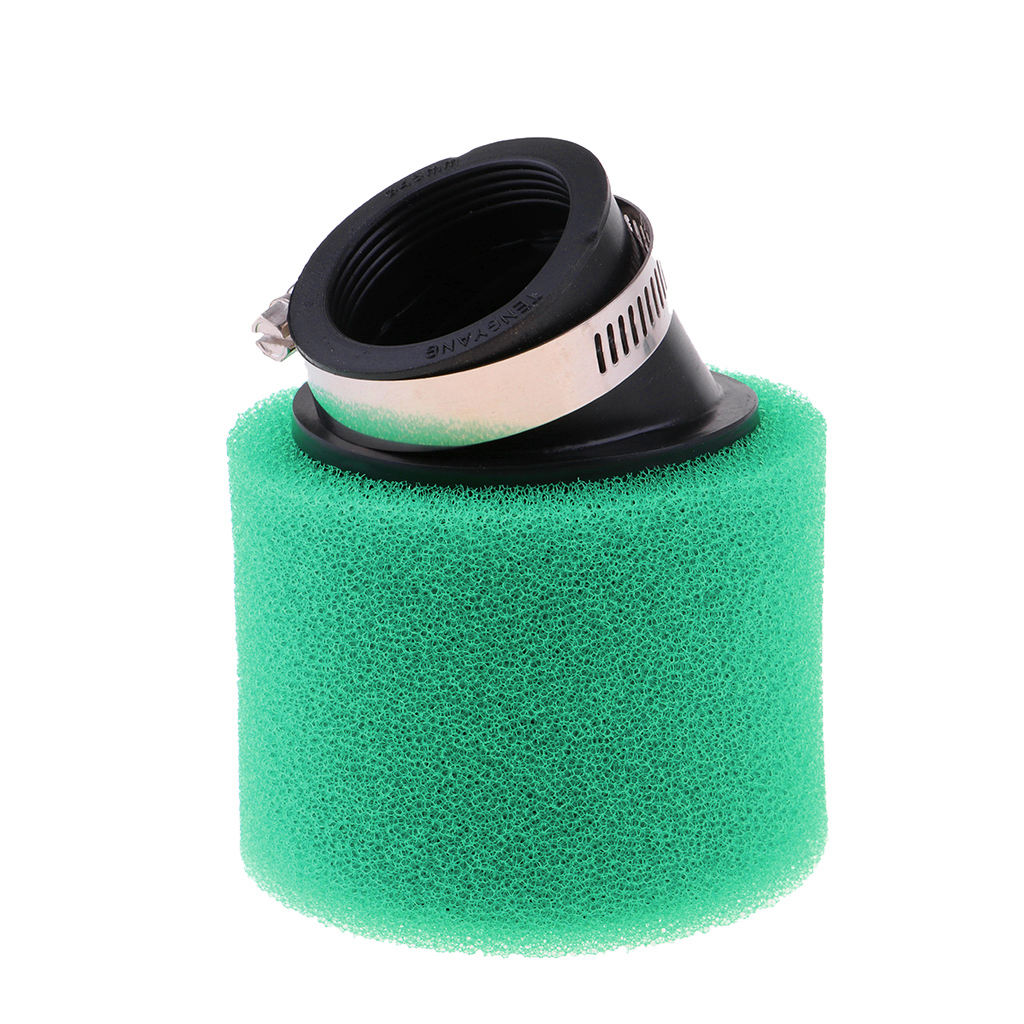 Universal Angle Bent Foam Air Filter Washable Motorcycle ATV Air Filter for Pit Quad Dirt Bike ATV Buggy 45mm