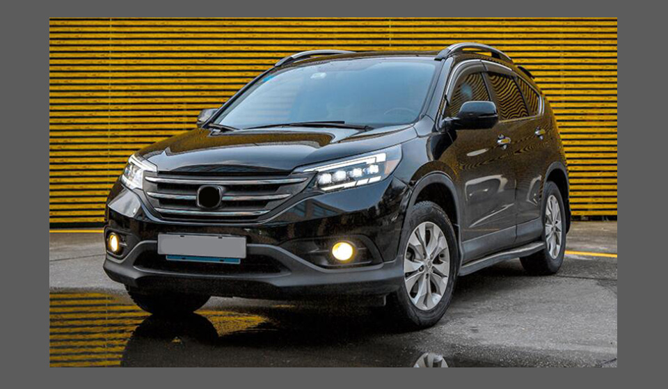 AKD Head Lamp for Honda CR-V LED Headlight 2012-2014 Headlights CRV DRL Turn Signal High Beam Angel Eye Projector Lens