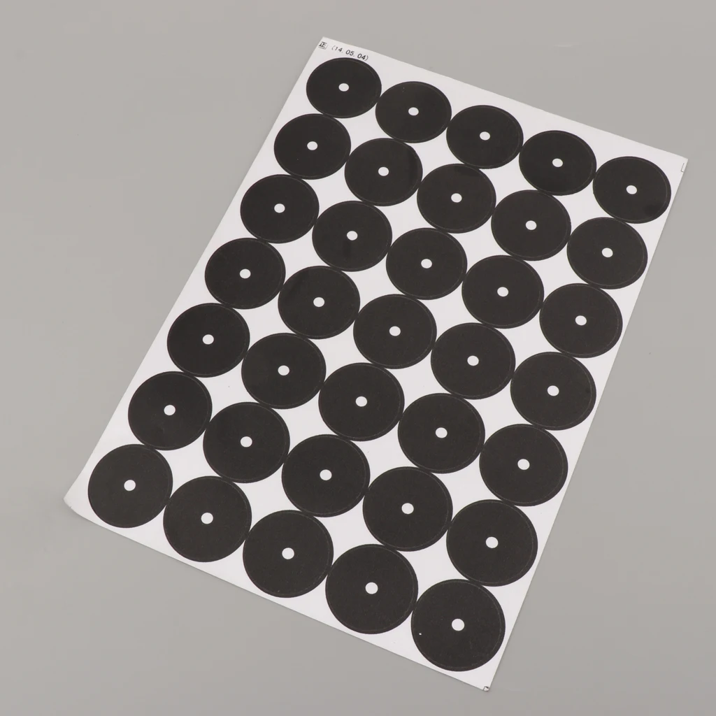 30pcs Billiard Spot Stickers Cue Ball Positioning Replacement Black