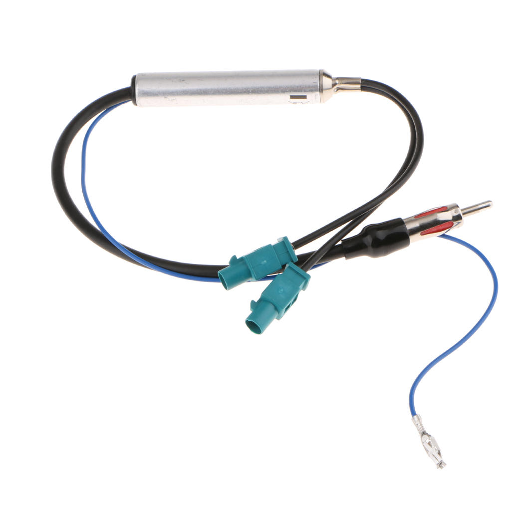 Car Inline Aerial Radio Signal Amp Reception Amplifier Booster For Audi VW