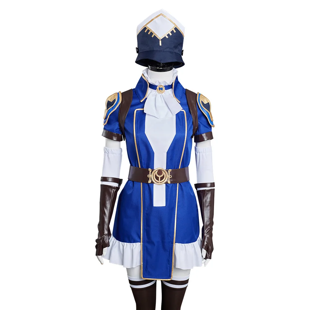 plus size halloween costumes Arcane: LOL - Caitlyn the Sheriff of Piltover Cosplay Costume Outfits Halloween Carnival Suit sexy police woman costume