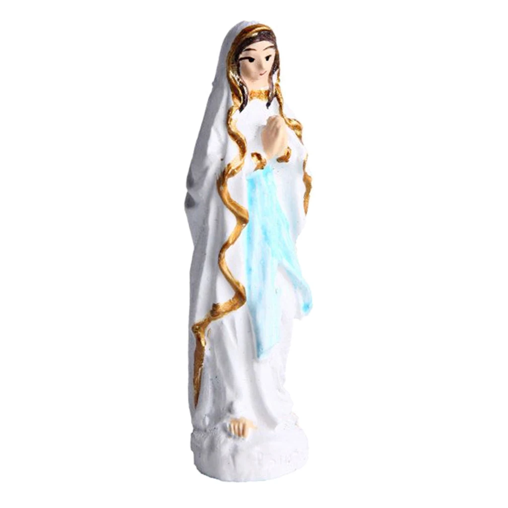 7cm Miniature Virgin Mary Model Figurines for Model Train Diorama Scenery DIY