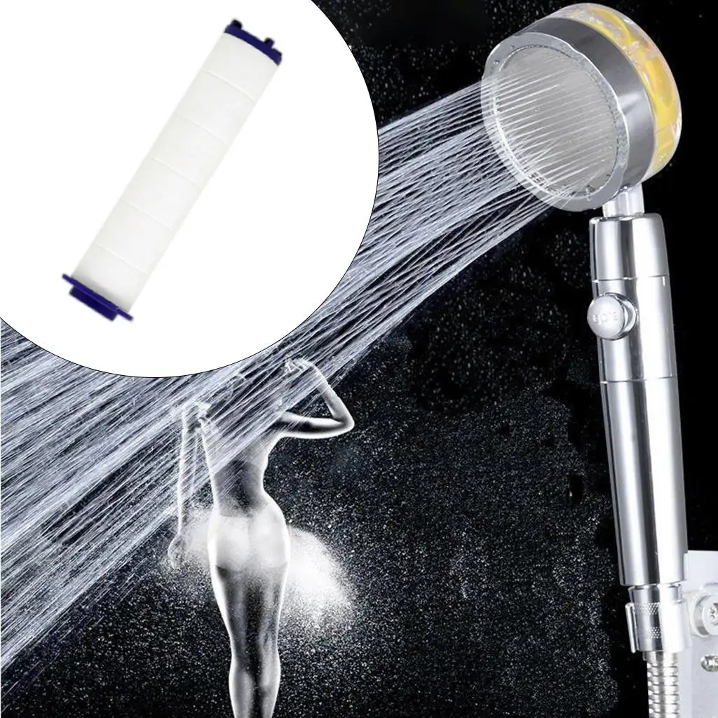 Filter Cotton for High Pressure Spray Shower Head 360 Rotated Rainfall Shower Head Fan Hand-held Pressurized Massage Shower Head
