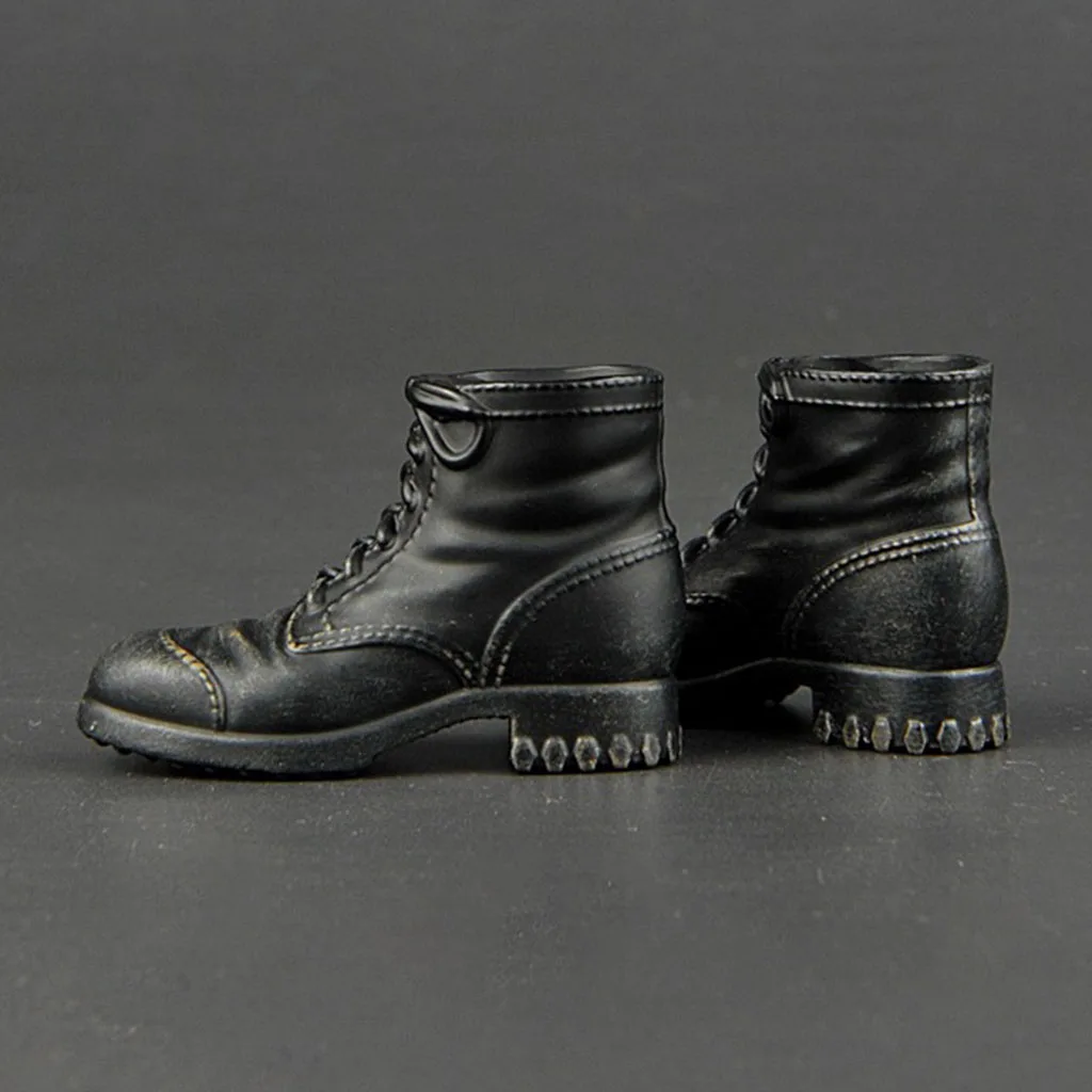 Mini 1/6 Soldier Combat Shoes Model for 12`` Action Figures Body Accessory