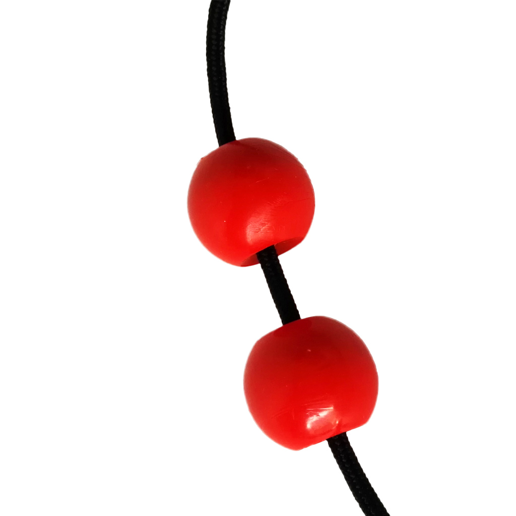 2Pcs Portable Red Balls for Kayak Canoe Marine Tail Rudder Control System