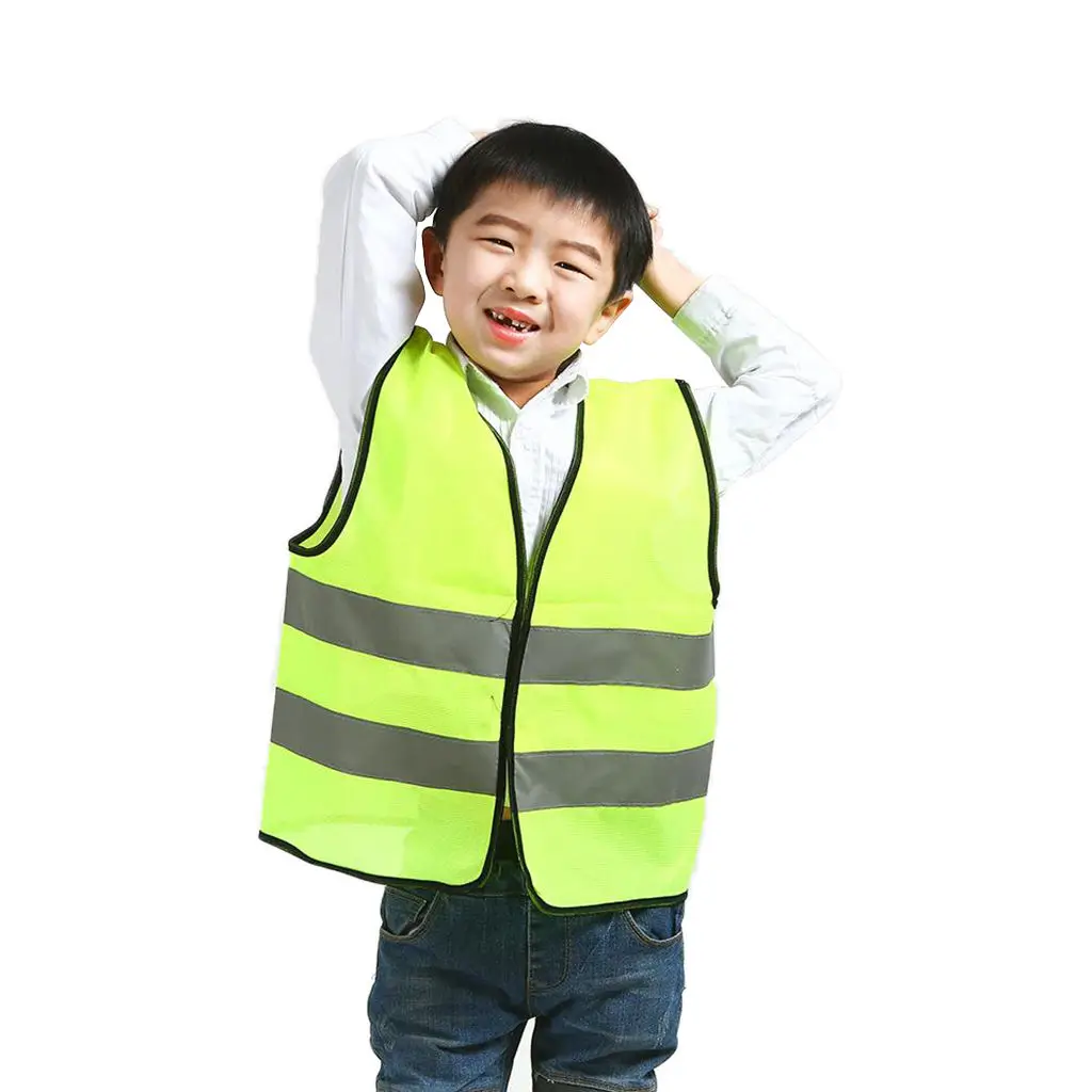 Childrens Hi Viz vest Slow Sign Equestrian Fluorescent Kids 4+ 