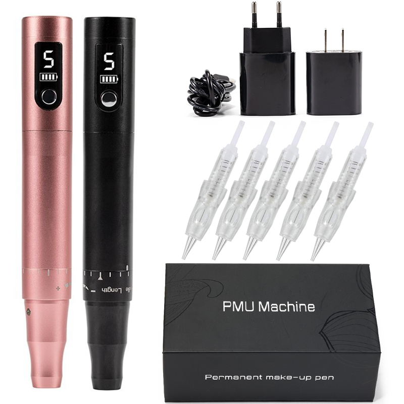 Best of Wireless PMU Machine Tattoo Pen Kit Professional Microshading Machine Supplies Device For Permanent Makeup Shading Lips Eyebrow Reviews & Tips