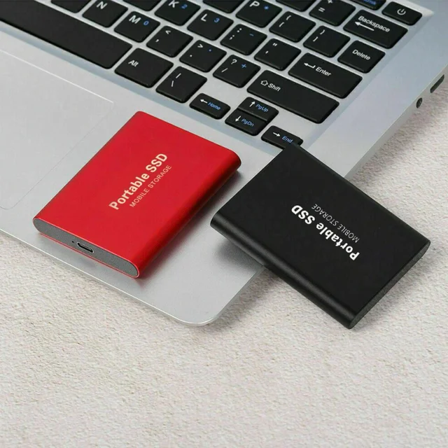 2TB/1TB/500GB Mobile Hard Disk Type C USB3.0 Portable SSD Shockproof  Aluminum Alloy Solid State Drive