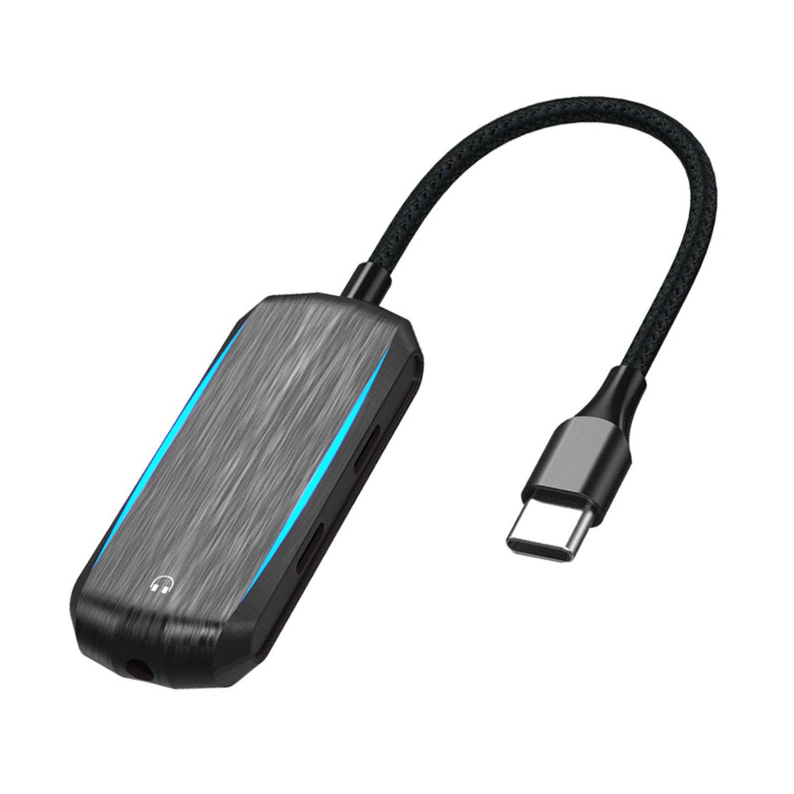 3-In-1 USB C to 3.5mm Audio Adapter PD3.0 60W Fast Charging Converter for USB C Cellphones Plug and Play Headphone Jack Dongle
