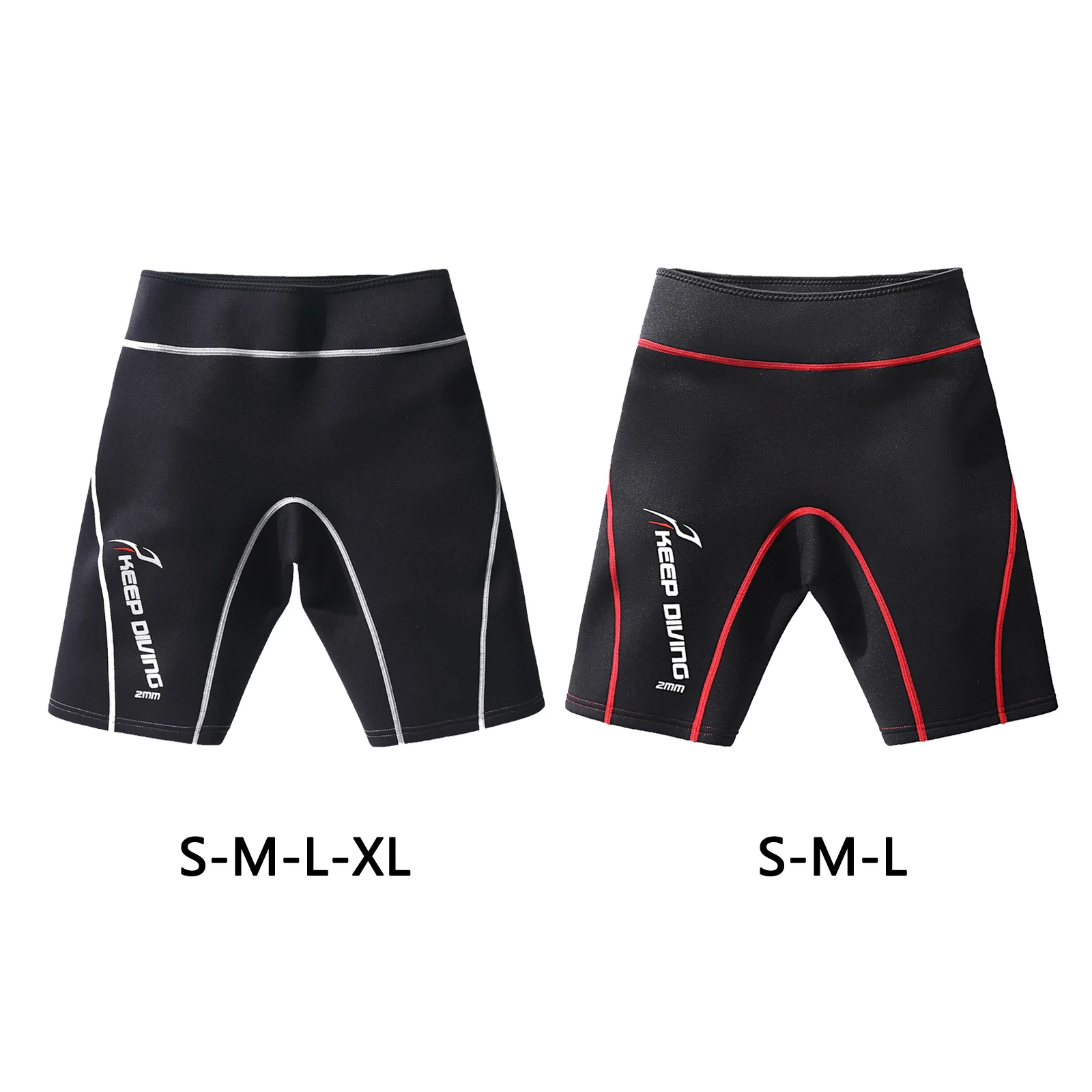 2mm Neoprene Diving Shorts Men Women Wetsuit Winter Warm Swimming Trunks Beach Pants Scuba Trousers for Rowing Diving Surfing