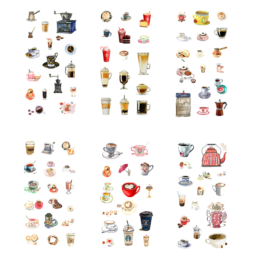cute stickers cartoon unicorn transparent student account diy photo album mobile phone decoration stickers wall stickers aliexpress
