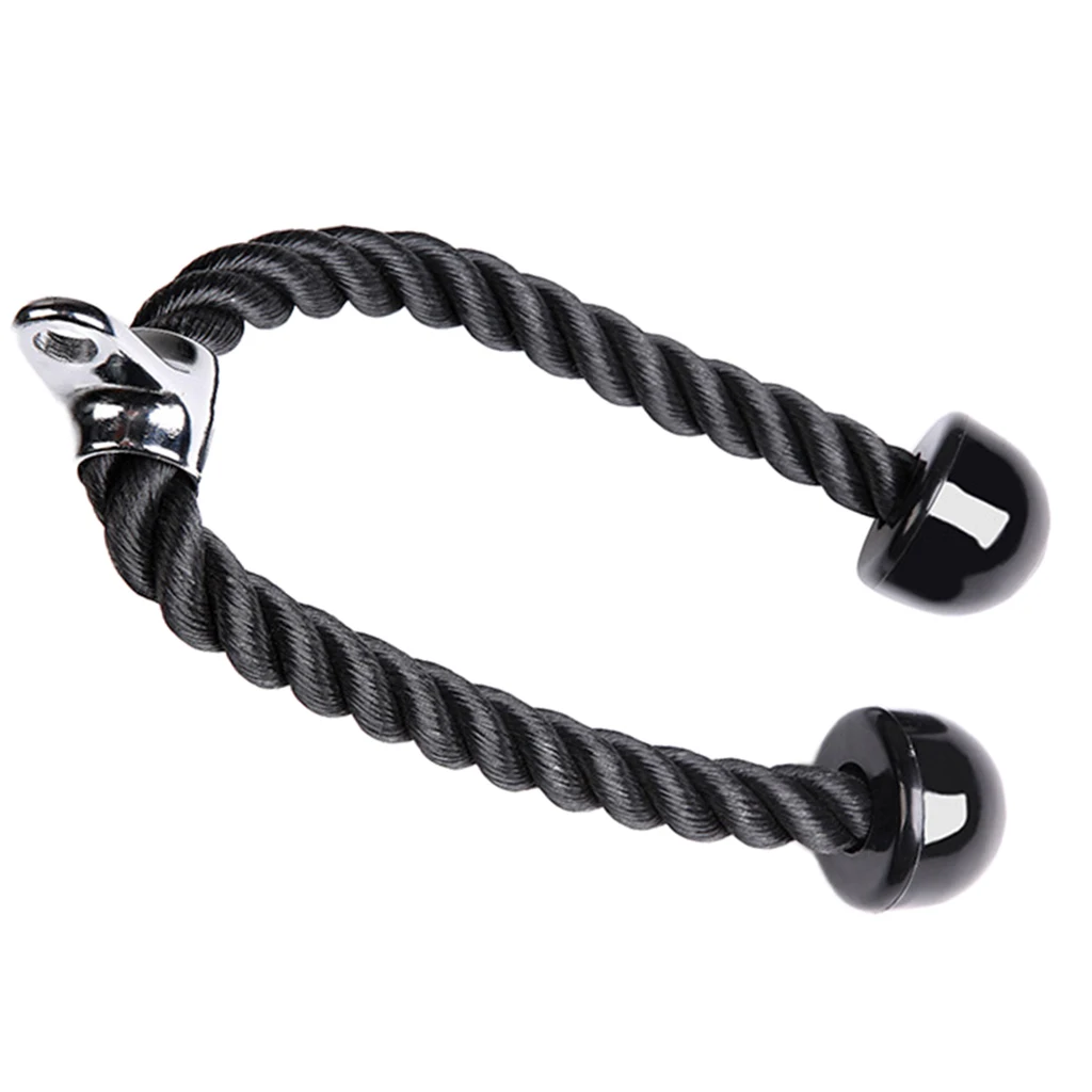 27.6 inch Gym Exercises Tricep Rope Pull Down Bicep Cable Attachment Heavy Duty