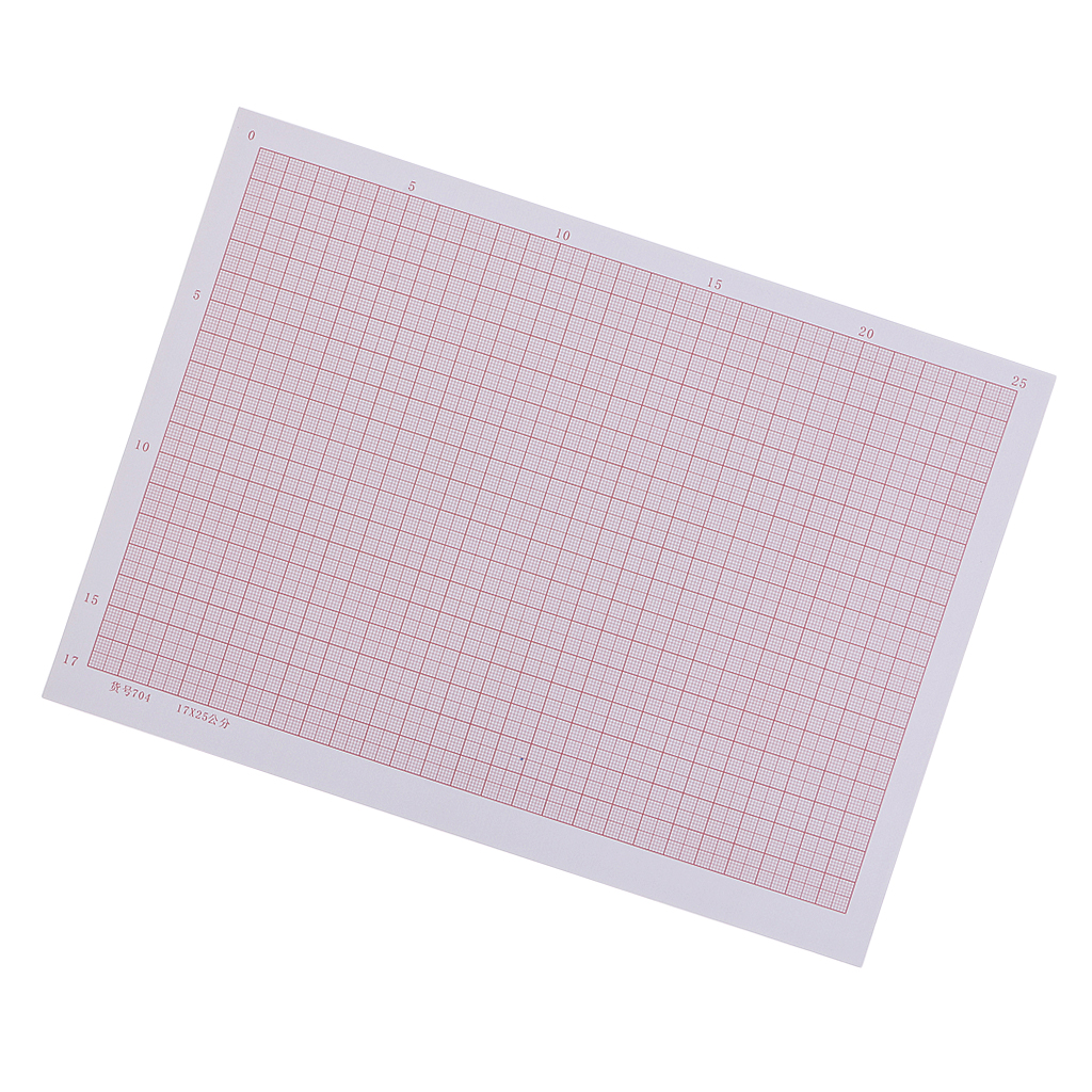 100 Piece A4 Coordinate Paper Graph Paper Calculating Paper Grid Squared Paper