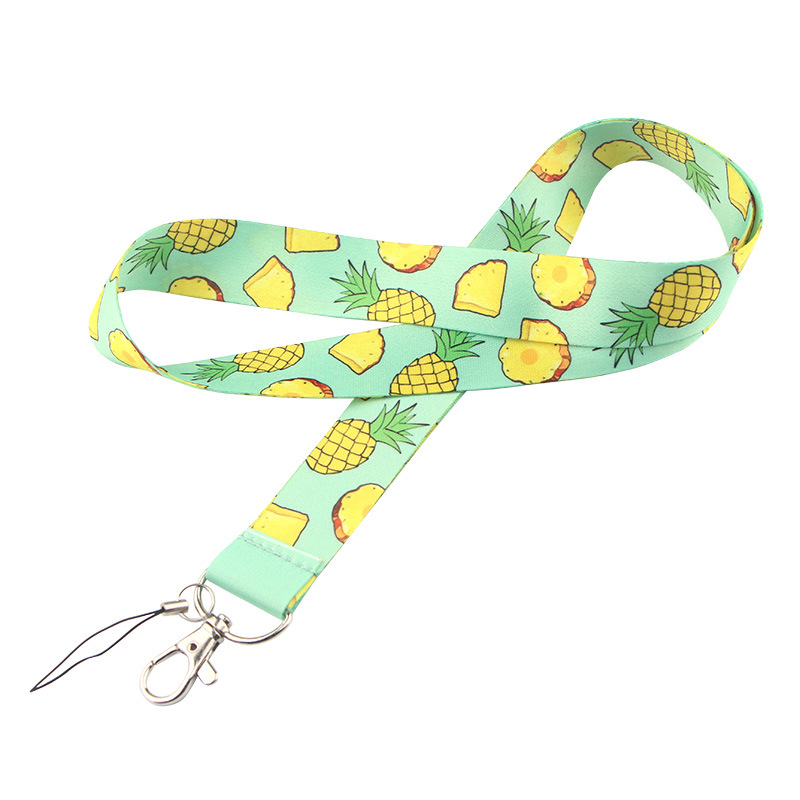 Berühmte frische Früchte Lanyard Schlüsselanhänger ID Karte Pass Gym Handy USB Abzeichen Schlüsselanhänger Halter Umhängebänder – Detail 6