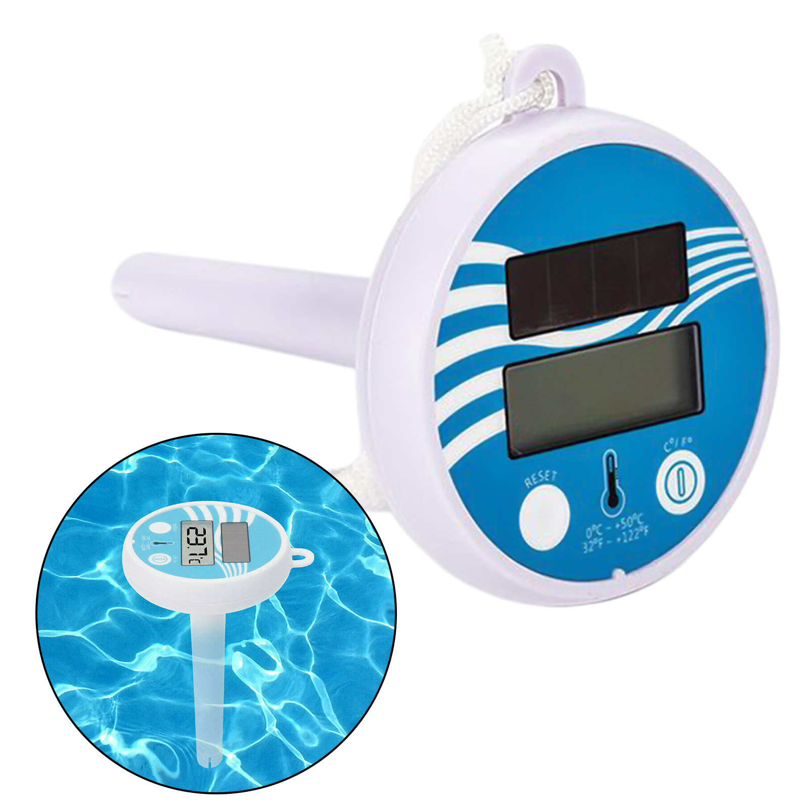 Wireless Floating Temp Thermometer Swimming Pool Aquarium Spas Pond