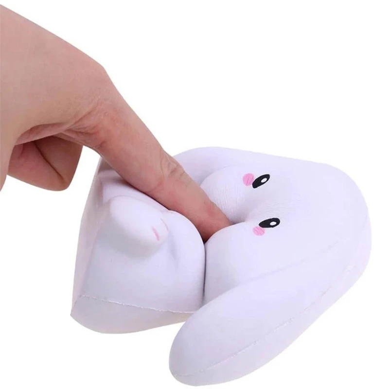 Kawaii Rabbit Squishy Toys Simulation Cream Slow Rising Fidgets Toy Children Funny Squeeze Bunny Stress Relief Adults Kid Gift pineapple stress ball