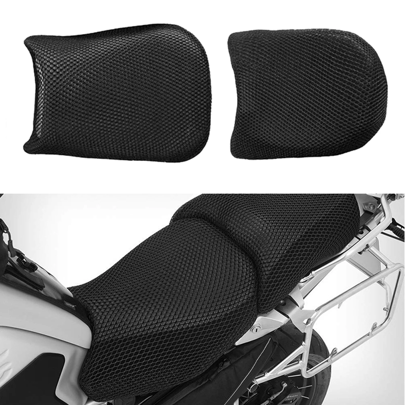 Motorbike Sport Motorcycle 3D Saddle Seat Cushions Pillow Pad Covers Pressure Relief Accessories For  R1200GS