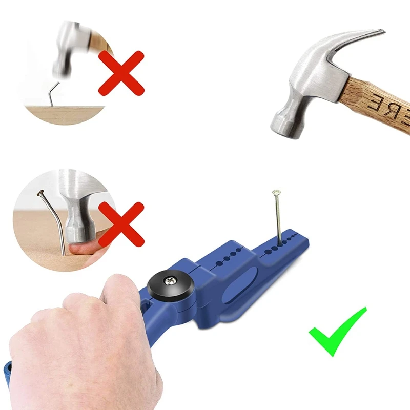 Nail Gripper grips nails whilst you hammer 