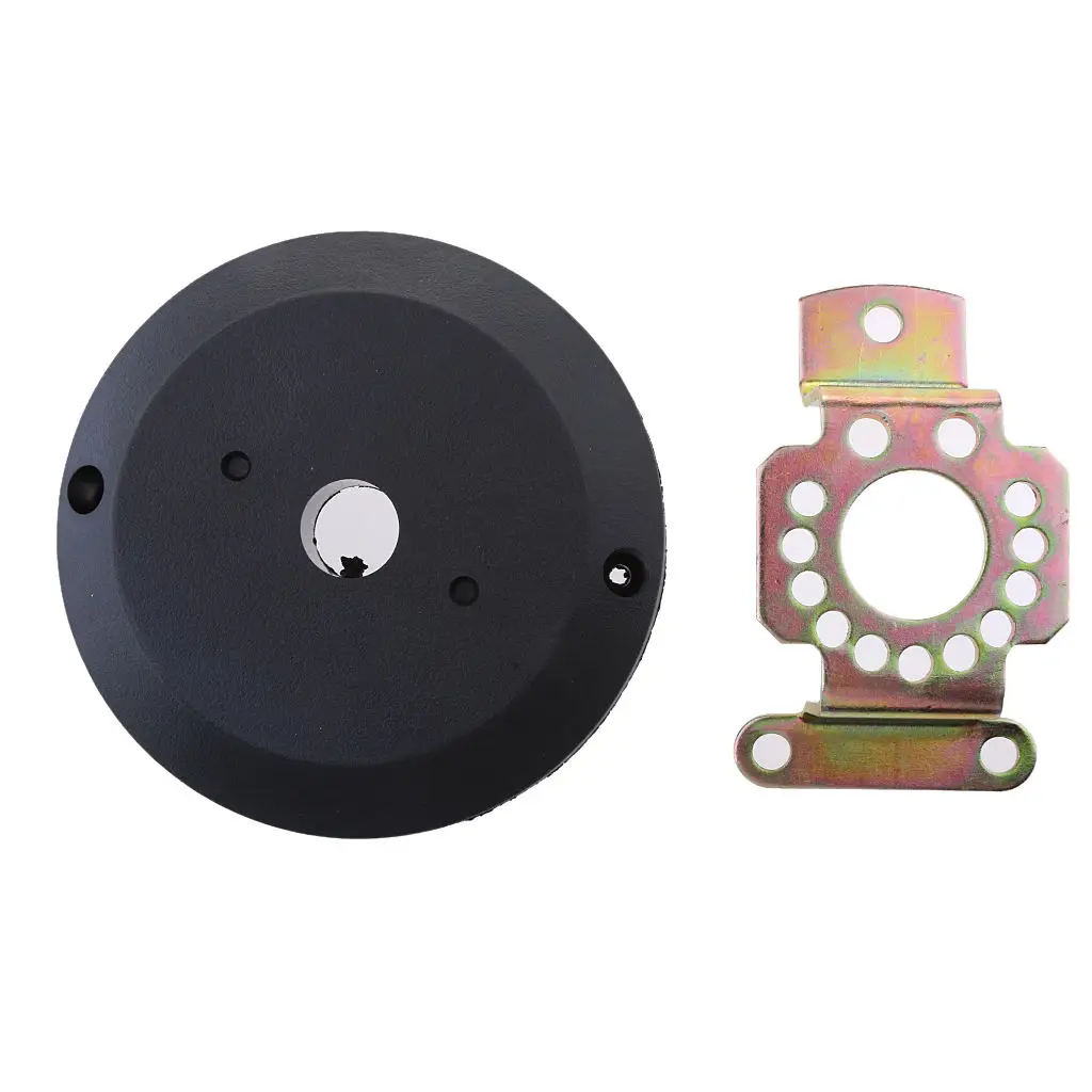 Boat Steering Wheel Bezel Kit 90 Degree Mount Fit for Marine Outboard Rotary