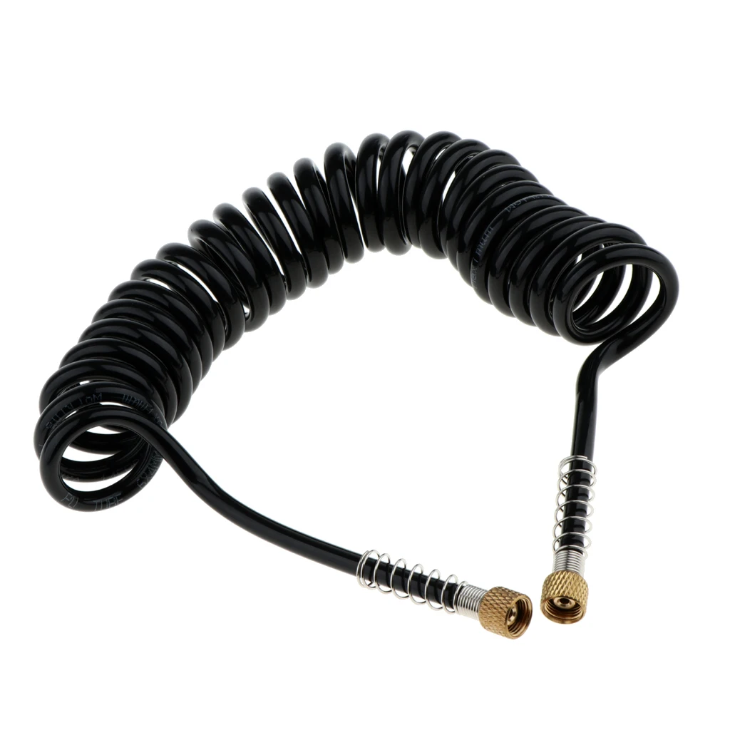 Durable Air Hose  Compressor Coil Spring Airbrush Hose Both Ends 1/8``
