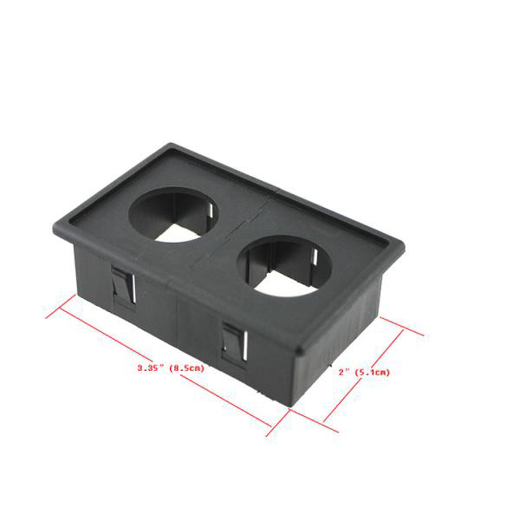 12V 24V Power Socket with Holder Housing for Car Boat RV Motorcycle Marine