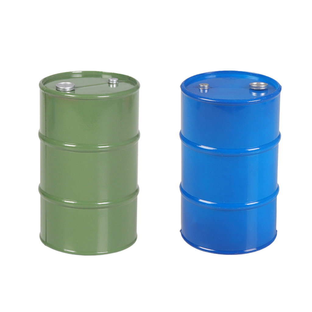 For 1:10 Scale Plastic Oil Barrel Drum Model Car RC Accessories Parts 