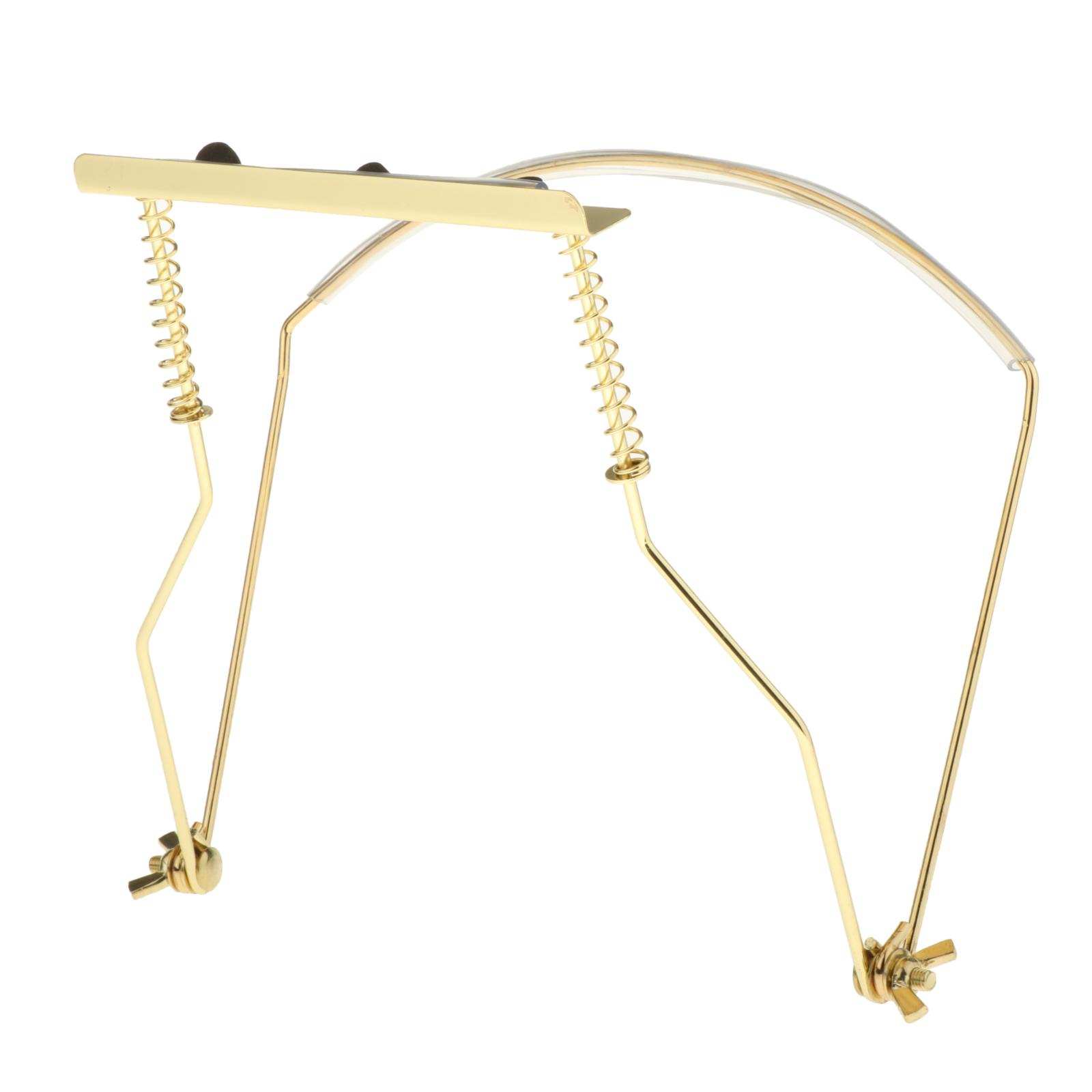 Beginner portable simple Harmonica Neck Holder Adjustable Mouth Organ Stand Harmonica Harp Rack Metal Steel