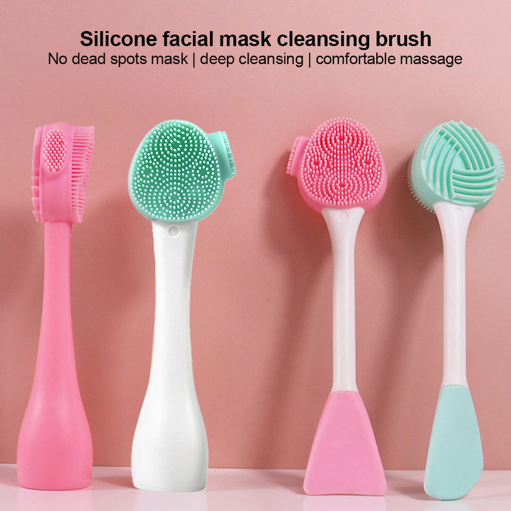 Best of Double Head Face Cleansing Brush Silicone Face Massage Brush Exfoliating Facial Cleanser Skin Care Tool Massager Dropshipping Reviews & Tips