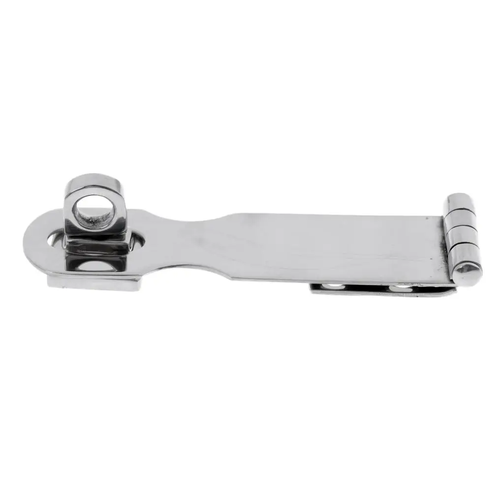 92mm High Polished Stainless Steel Hasp Swivel Locking for Latch for Marine Yacht Boat Cabin Caravan RV Door