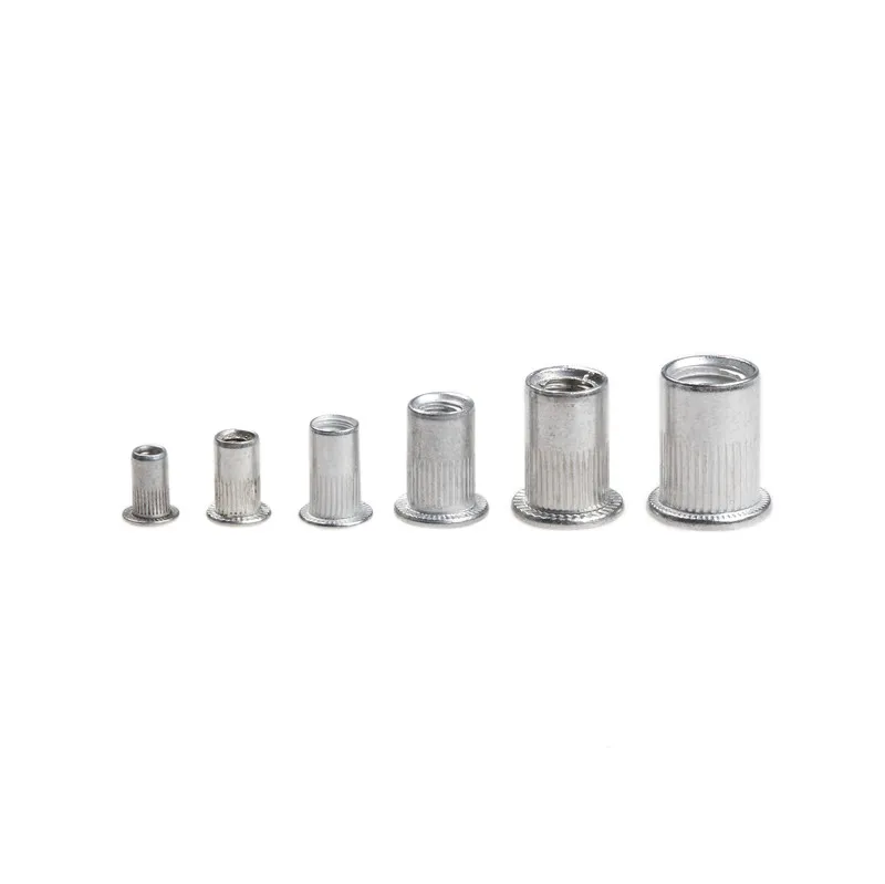 210PCS Set Rivet Nut Kit Blind Aluminium Rivnut Insert Nutsert Threaded M3-M10