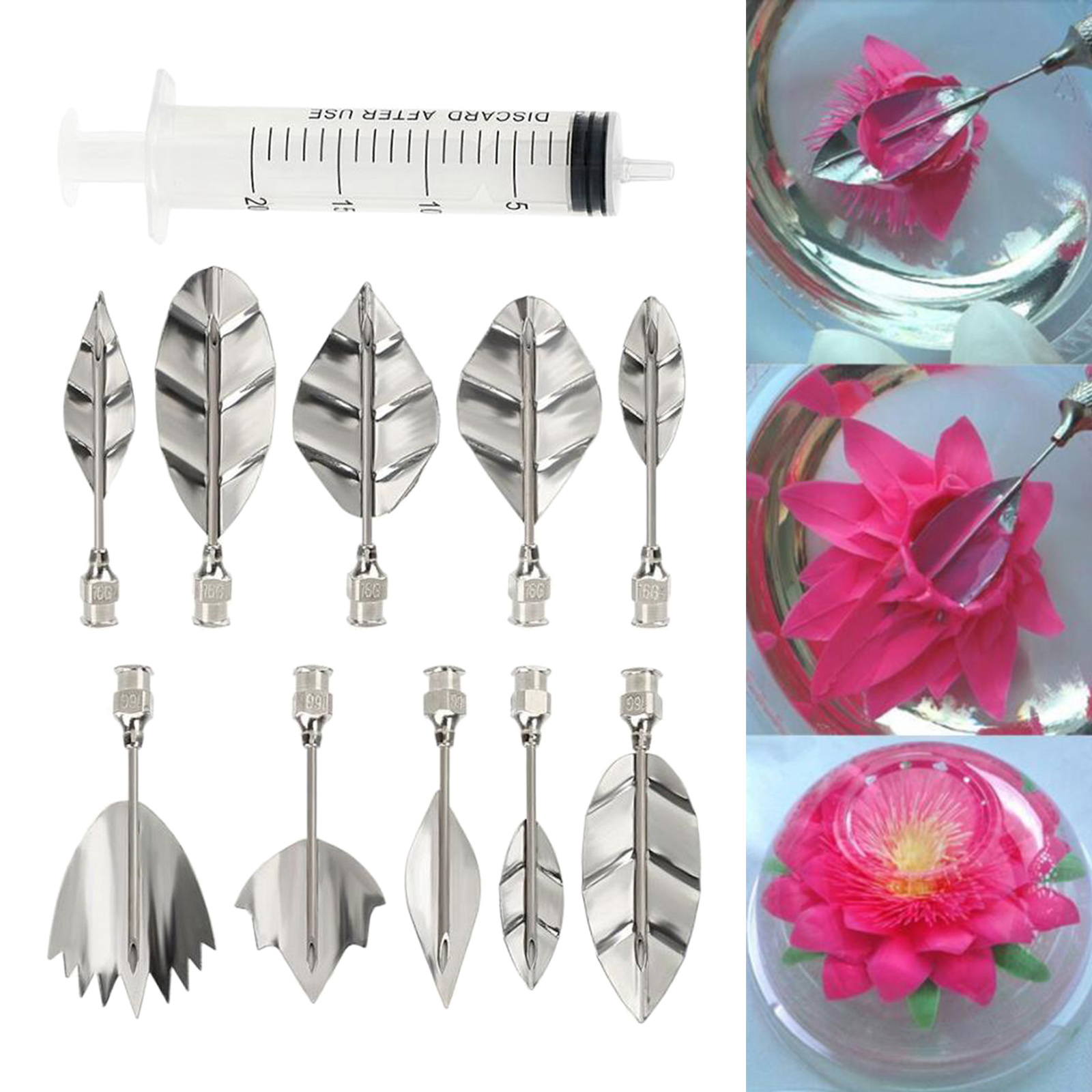 Jelly Art Tool Creative Gelatin Jello Art Nozzle DIY Cake Decorating Tools