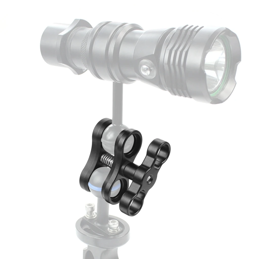 Deluxe Aluminum Alloy Standard Ball Clamp for the 1`` Ball Underwater Light Arm System - Easy to Install